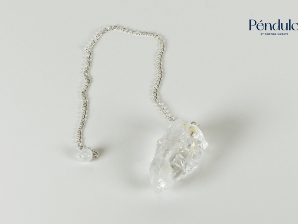 Péndulo auxiliar de Cuarzo Blanco