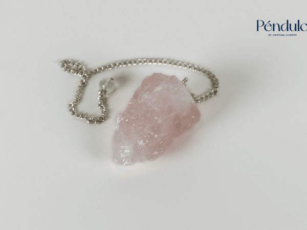 Péndulo auxiliar de Cuarzo Rosa
