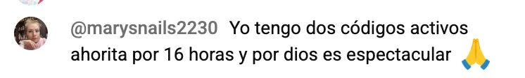comentario codigos estres