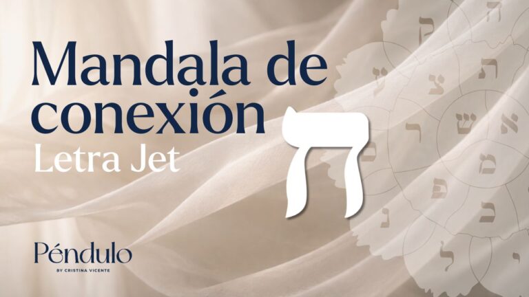 letra hebrea jet mandala de conexión