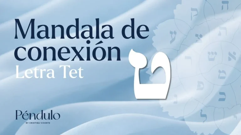 mandala de conexion letra tet flor hebrea